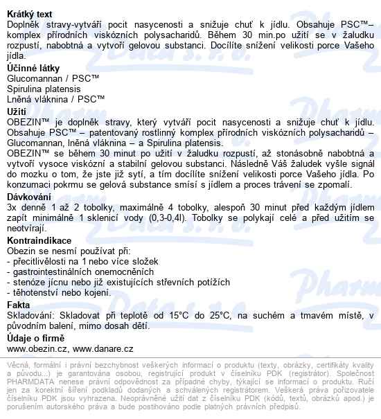 Obezin Duopack Tobolek 180 - popis