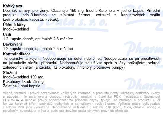 Indonal Woman Cps.120 - popis