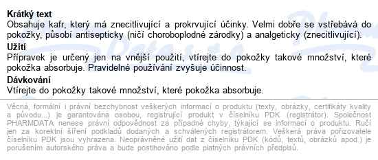 Kafrový Krém 84g - popis