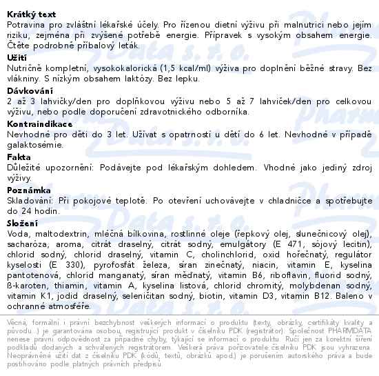 Fresubin Energy Drink příchuť banánová 4x200ml - popis