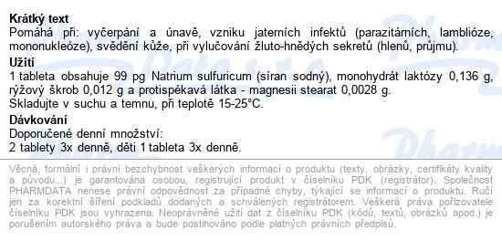 Natrium Sulfuricum Akh Tbl. 60 - popis