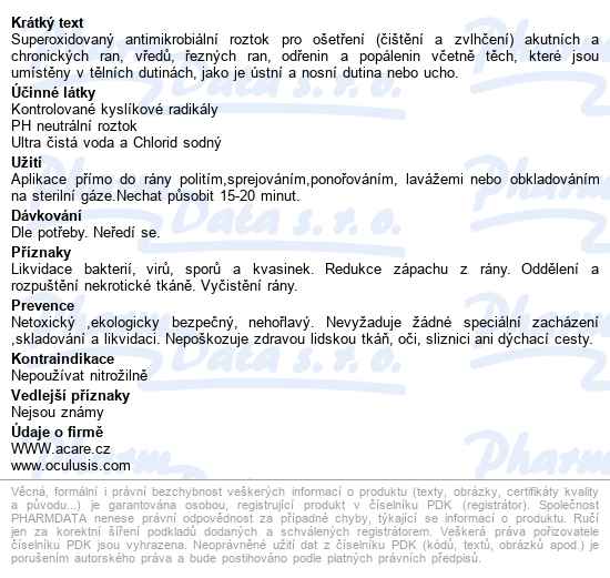 Microdacyn Wound Care 5000ml - popis