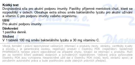 Gs Imunostim Akut Tbl.10 - popis