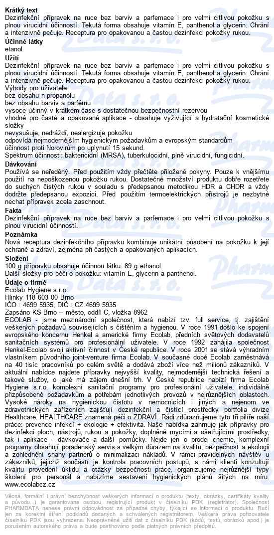 Skinman Soft Protect Ff Dezinfekce Na Ruce 500ml - popis