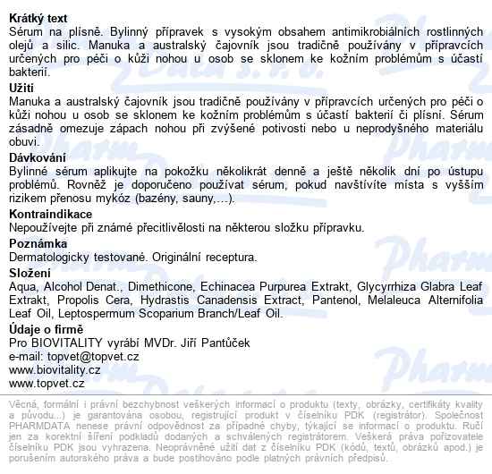 Biovitality Mycosol 8ml - popis