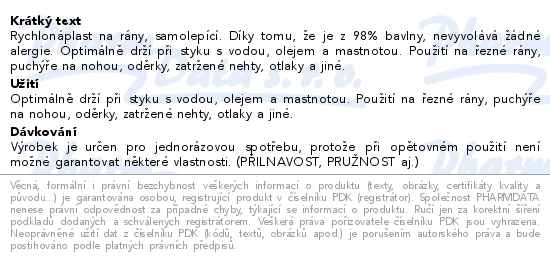 Rychlonáplast elastická 50mmx450cm tělová - popis