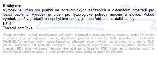 Mísa Ložní Plastová S Víkem Steriwund - popis