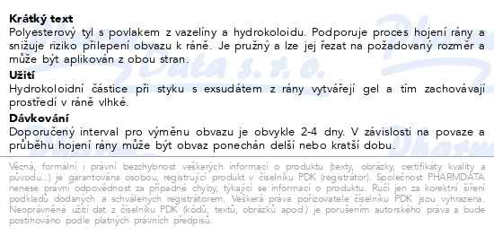 Lomatuell Pro hydrokoloid sterilní krytí 10cmx10cm 10 kusů - popis