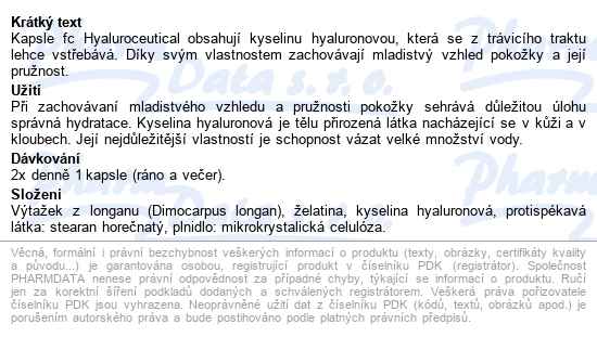 Fc Hyaluroceutical Cps.60 - popis