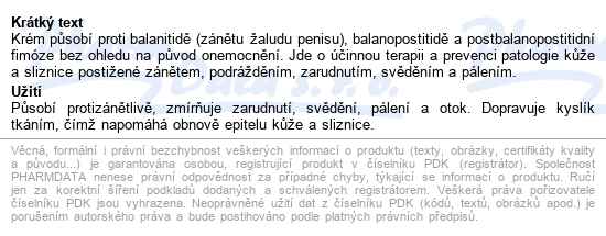 Banival Krém Sáčky 10x3g - popis