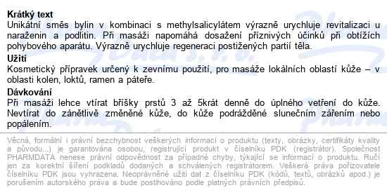Alpa Hemato Krém Rehabilitační 75ml - popis