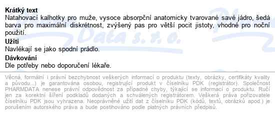 Natahovací Kalhotky Depend Maximum S/m S Vyšším Pasem Pro Muže 1900ml, obvod v pase 70-105cm, 10ks - popis