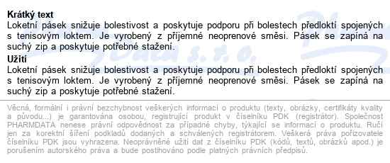 Mueller Tennis Elbow Support - Loketní Pásek - popis