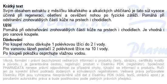 Rochova Sůl Regenerace 350g - popis