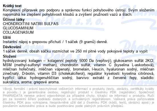 Kloubus 30 Sáčků - popis