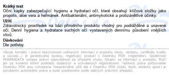Oculocin Propo Oční Kapky 10ml - popis