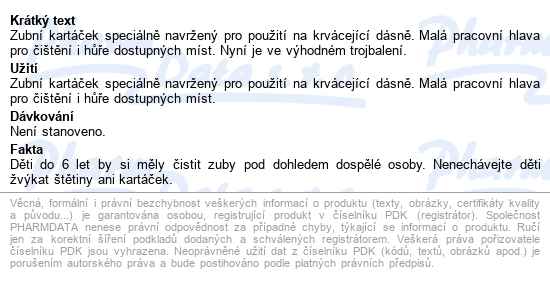 Parodontax Interdental Zub.kartáček Extra Soft 3ks - popis