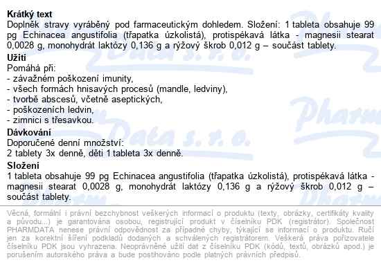 Echinacea Akh Tbl.60 - popis