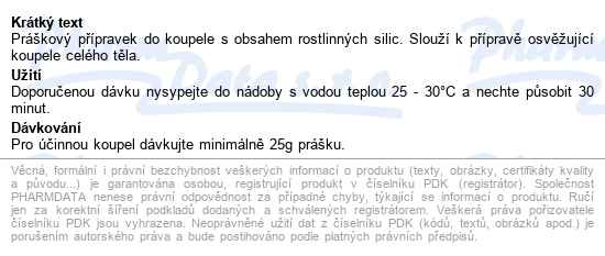 Ozal Karlovarská Koupel 250g - popis