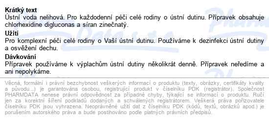 Carlotherm Rodinka Karlovarská ústní Voda 500ml - popis
