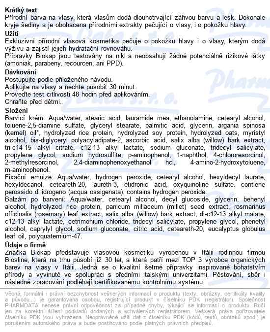 Biokap Nutricolor delicato 2.9 Kaštanovo čokoládová tmavá barva na vlasy 140 ml - popis