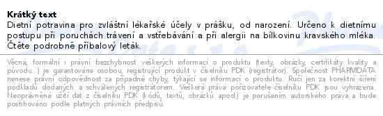 Nutrilon Allergy Digestive Care 450g - popis