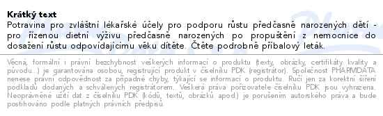 Nutrilon 1 Nenatal Post Discharge 400g - popis