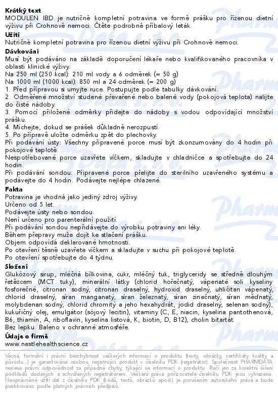 Modulen IBD 400g - popis