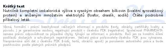 Nutrego Renal HP s příchutí čokoláda perorální roztok 12x200ml - popis