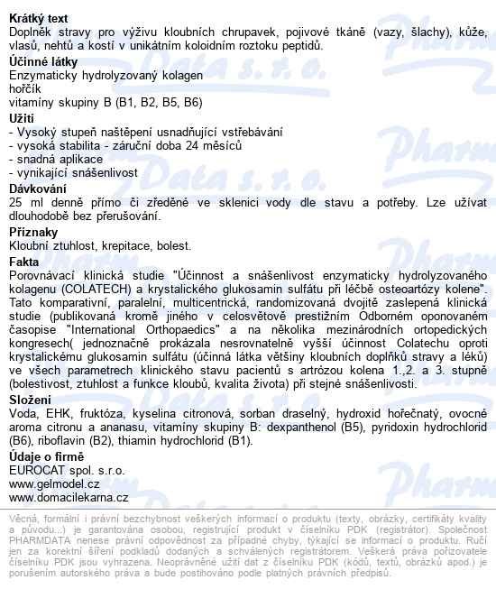 Gelmodel Premium 600ml - popis