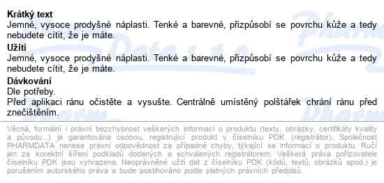 3m Spofaplast 606 Duhový Mix 17ks - popis