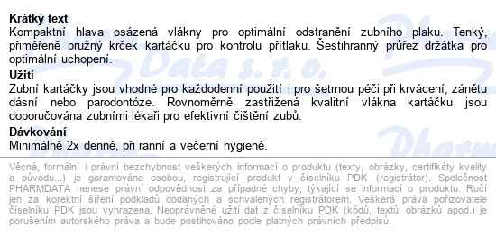 Herbadent Original Eco Zubní Kartáček Tvrdý - popis