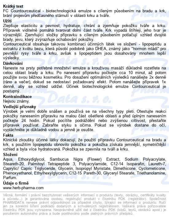 Fc Contourceutical Emulze 50ml - popis
