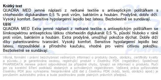 Quadra Med Náplasti Jemné 40ks 5 Velikostí - popis