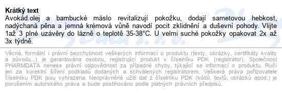 Fenjal Intensive Oil&foam Bath 200ml - popis