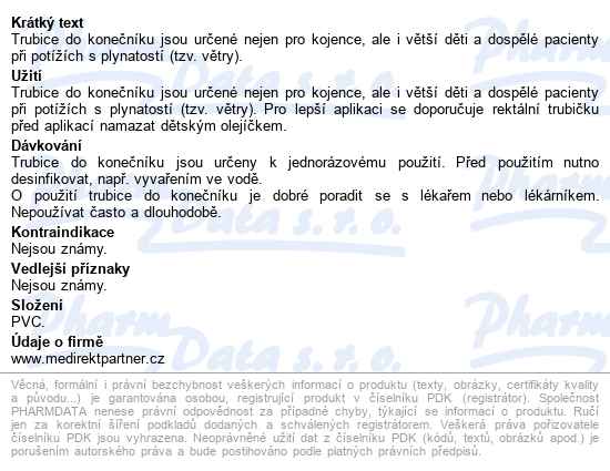 Trubice Do Koneč. 2/4x120 C.o. 5ks 573101 - popis
