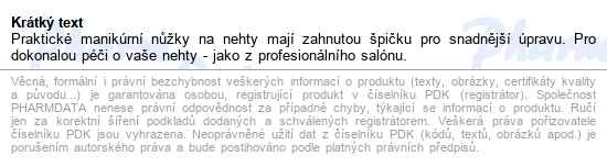 Nůžky Nehtové Zahnuté Slabé Si-019z - popis