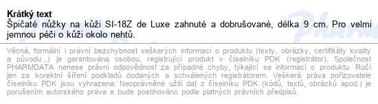 Nůžky Na Kůži Zahnuté 90mm Si-018z - popis