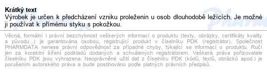 Podložka Dekuba 70x140 prostěradlo zdravotní - popis