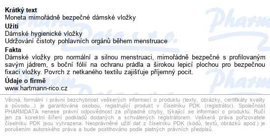 Dhv Moneta/16ks 7102770 - popis