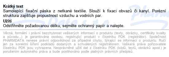 Mefix 10cm x 10m, 1 ks, hypoalergenní fixace - popis