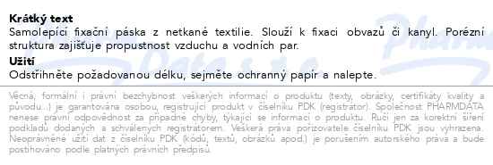 Mefix 15cm x 10m hypoalergenní fixace - popis