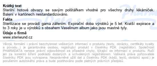 Obvaz Hotový Ster.č.2 Steriwund - popis