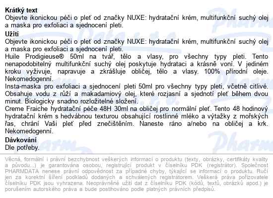 Nuxe Discover Set Xmas20 - popis