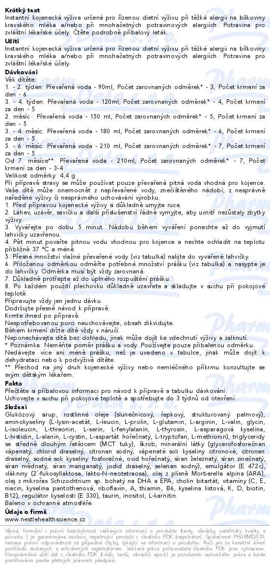 Alfamino HMO 400g - popis