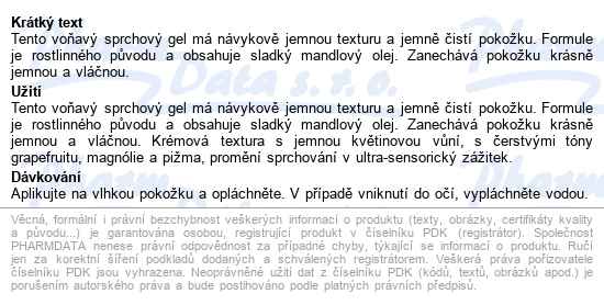 Nuxe Prodigieux Floral Sprchový Gel 200ml - popis