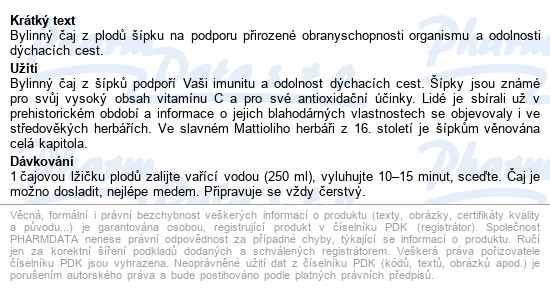 Leros šípek 150g - popis