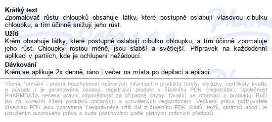 Ryor Zpomalovač Růstu Chloupků 200ml - popis