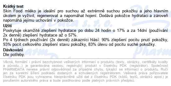 Weleda Skin Food Body Lotion 200ml - popis