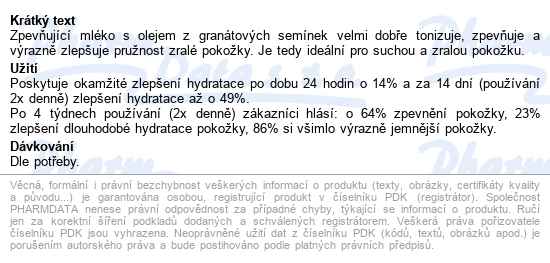 Weleda účinně Zpevňující Tělové Mléko 200ml - popis